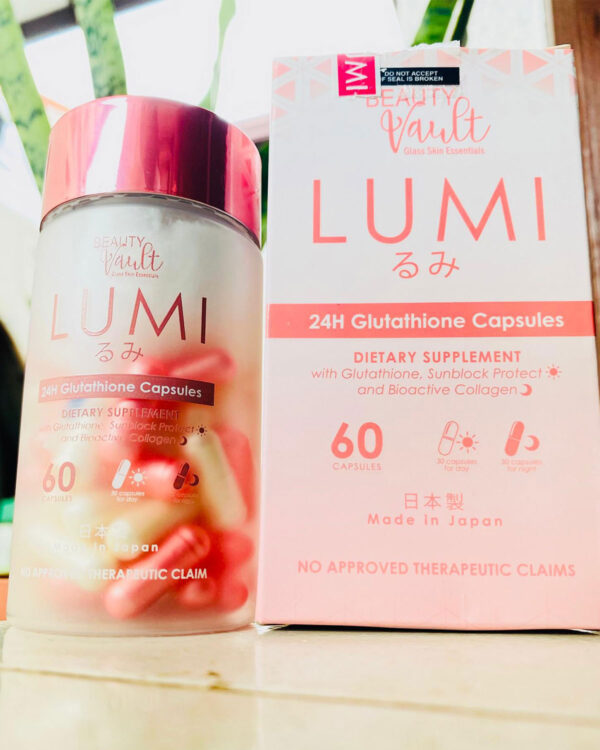 Lumi 24H Glutathione 60Caps by Beauty Vault